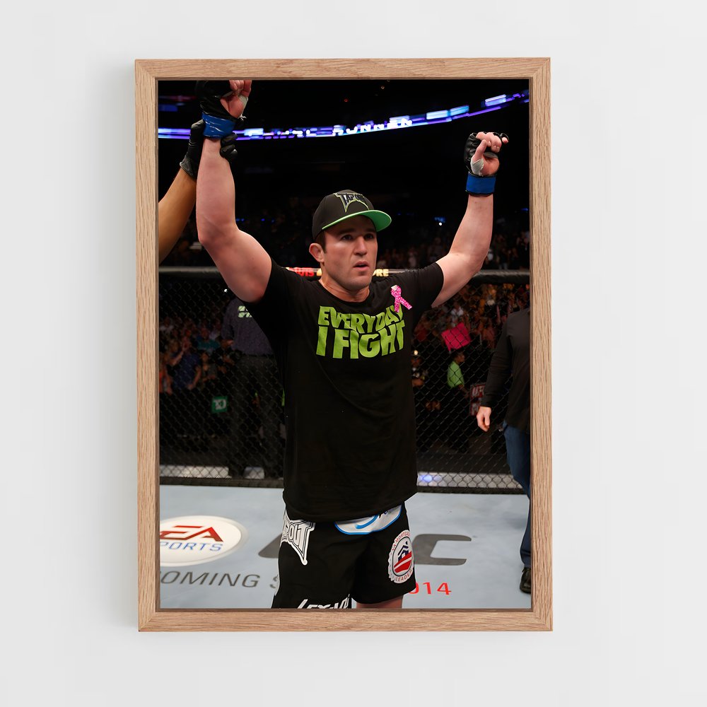 Poster Chael de sonnen – affiche MMA (vue 4)